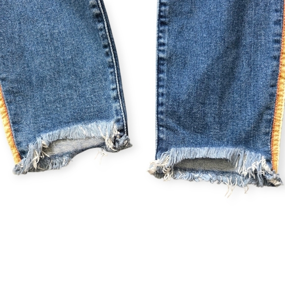 Abercrombie & Fitch Harper Low Rise Ankle Jeans, Raw Hem, Size 25/0R - Picture 7 of 8